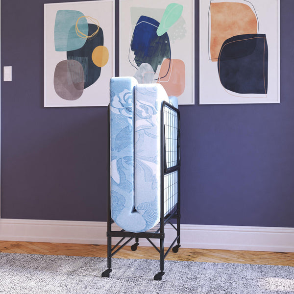 Ameriwood Home DHP Folding Cot Guest Bed With 4" Mattress