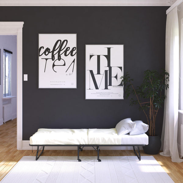 Ameriwood Home DHP Folding Cot Guest Bed With 5" Mattress