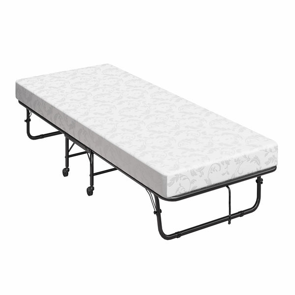 ameriwood home DHP Folding Cot Guest Bed with 5" Mattress