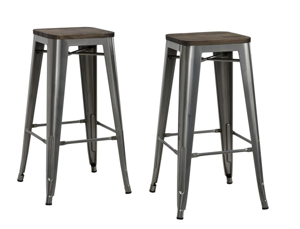 ameriwood home DHP Fusion 30" Stackable Bar Stools Set of 2