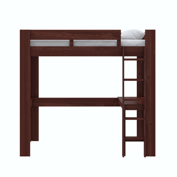 ameriwood home DHP Jaymee Kids' Wood Loft Bed with Desk