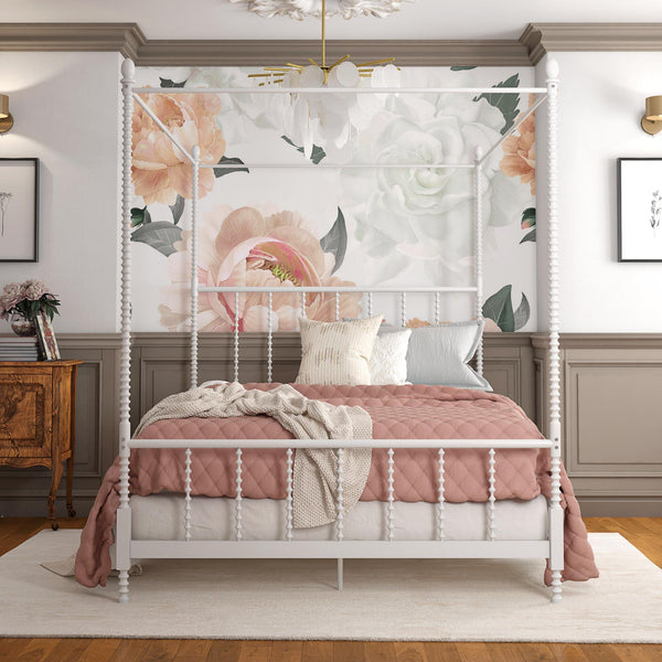 Ameriwood Home DHP Jenny Lind Metal Canopy Bed Frame