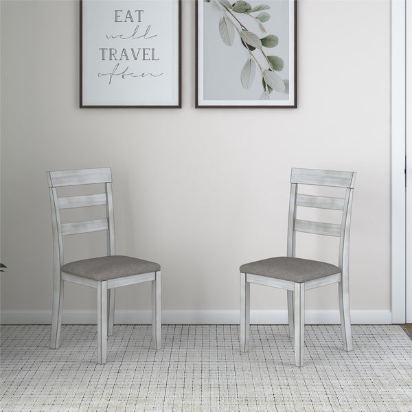 Ameriwood Home DHP Jersey Wood Dining Chairs Set Of 2