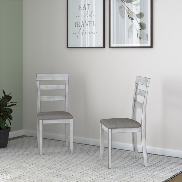 Ameriwood Home DHP Jersey Wood Dining Chairs Set Of 2