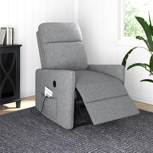Ameriwood Home DHP Kai Power Recliner With Massage And Heat