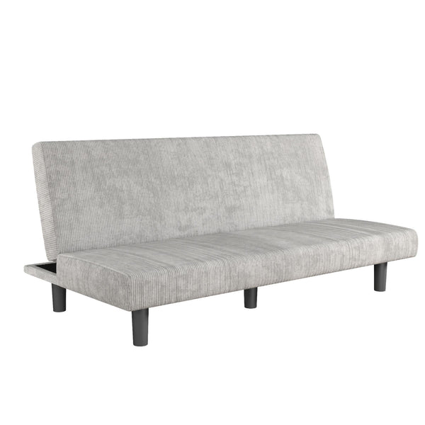 Ameriwood Home DHP Kelra Armless Mid-Century Futon Sofa Bed