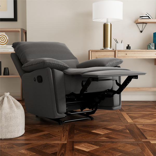 Ameriwood Home DHP Labatte Pushback Recliner With USB