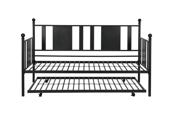 ameriwood home DHP Langham Metal Daybed with Trundle