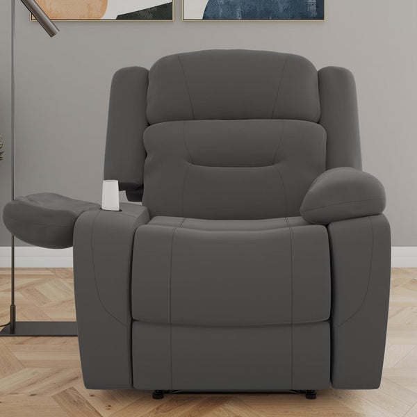 Ameriwood Home DHP Miller Pushback Recliner With Cupholder