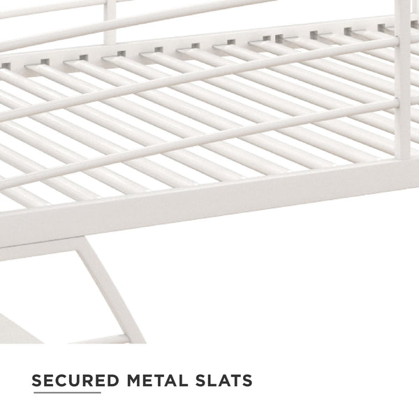 Ameriwood Home DHP Sage Studio Loft Bed With Desk And Shelves