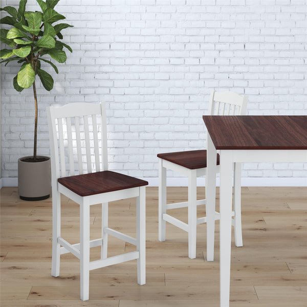 Ameriwood Home DHP Shiloh 3-Piece Counter Height Dining Set