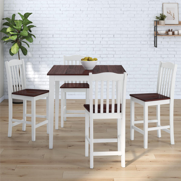 Ameriwood Home DHP Shiloh 5-Piece Counter Height Dining Set