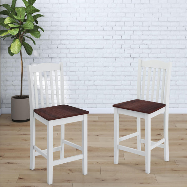 Ameriwood Home DHP Shiloh Counter Height Stools Set Of 2