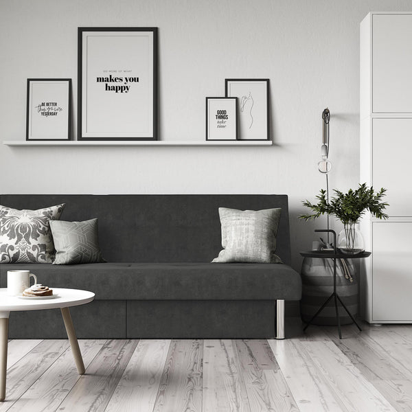 Ameriwood Home DHP Sola Futon Sofa Bed With Storage