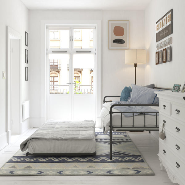 Ameriwood Home DHP Wallace Metal Daybed With Trundle