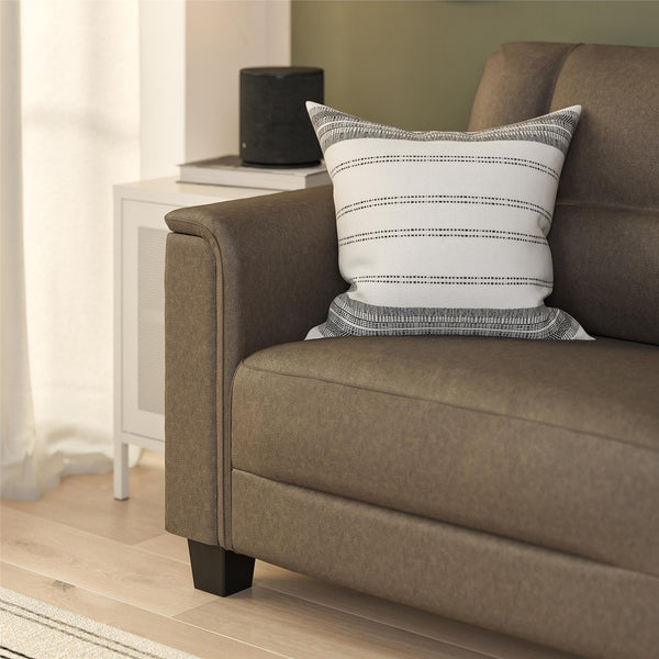 Ameriwood Home LikeHome Brodie 75.5" Upholstered Sofa