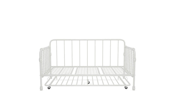 ameriwood home Little Seeds Monarch Hill Wren Metal Daybed with Trundle Twin Black