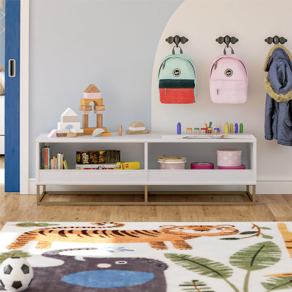 Ameriwood Home Max & Finn Charlie TV Stand And Storage Unit