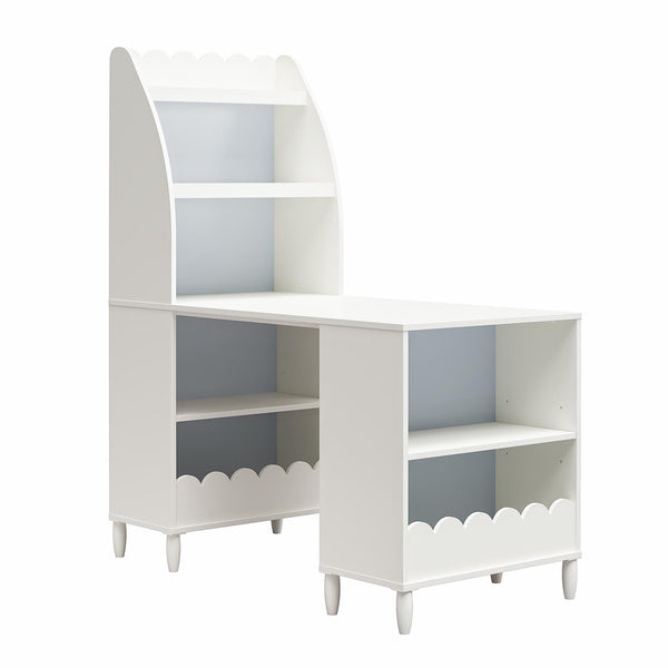 ameriwood home Max & Finn Cloud Kids' Desk with Shelves
