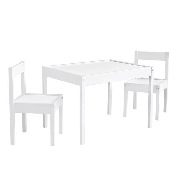 Ameriwood Home Max & Finn Hunter 3-Piece Kiddy Table & Chair Kids Set