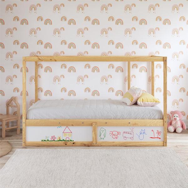 Ameriwood Home Max & Finn Saffiano Reversible 3-in-1 Kids' Bed