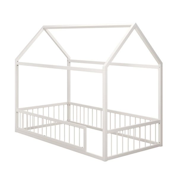 Ameriwood Home Max & Finn Skyler Metal House Bed With Rail