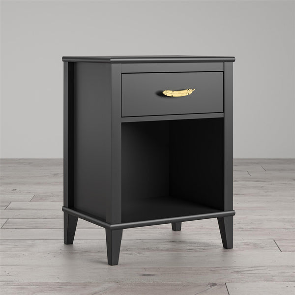 Ameriwood Home Monarch Hill Hawken Nightstand Black