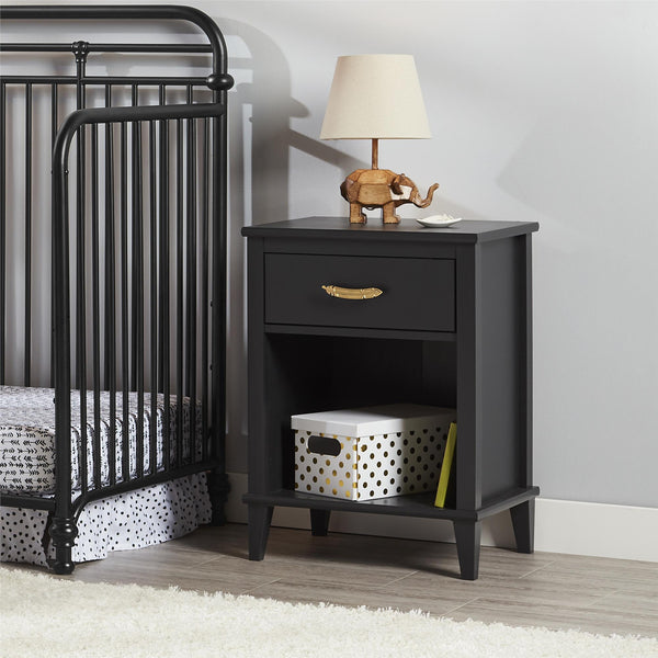 Ameriwood Home Monarch Hill Hawken Nightstand Black