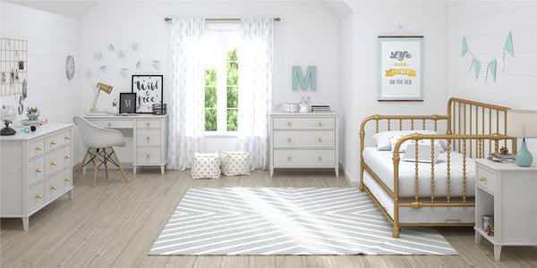 Ameriwood Home Monarch Hill Poppy Kids' Ivory Oak Desk