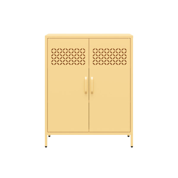 Ameriwood Home Mr. Kate Annie Short Metal 2 Door Cabinet