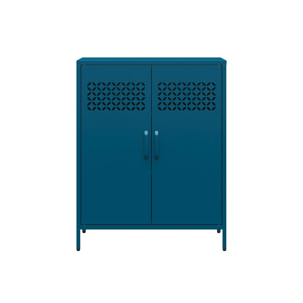 ameriwood home Mr. Kate Annie Short Metal 2 Door Cabinet