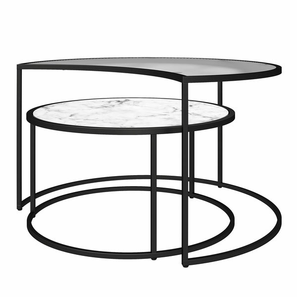 Ameriwood Home Mr. Kate Moon Phases Nesting Coffee Tables