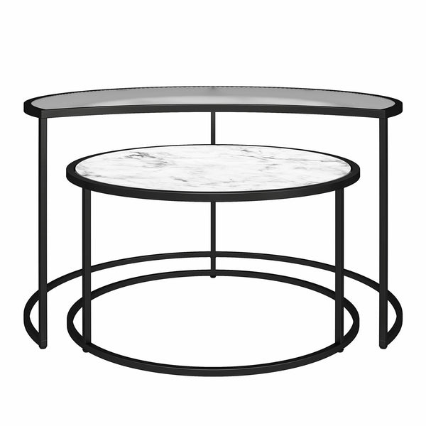 Ameriwood Home Mr. Kate Moon Phases Nesting Coffee Tables