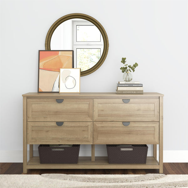 Ameriwood Home Mr. Kate Primrose Wide 4 Drawer Dresser
