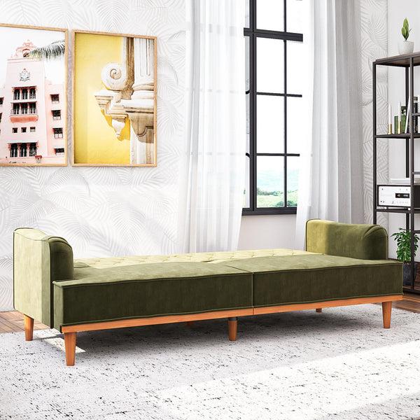 Ameriwood Home Mr. Kate Stella Vintage Futon Sofa Bed