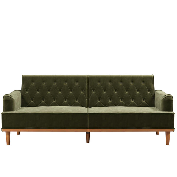 ameriwood home Mr. Kate Stella Vintage Futon Sofa Bed