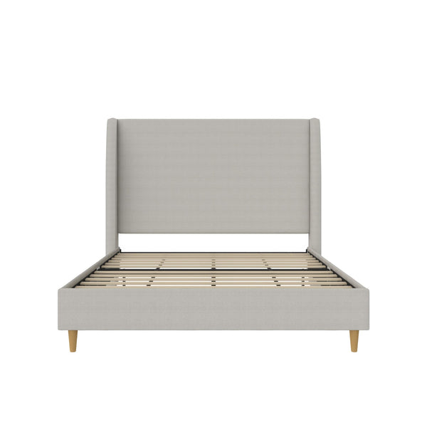 Ameriwood Home Mr. Kate Tess Upholstered Wingback Bed