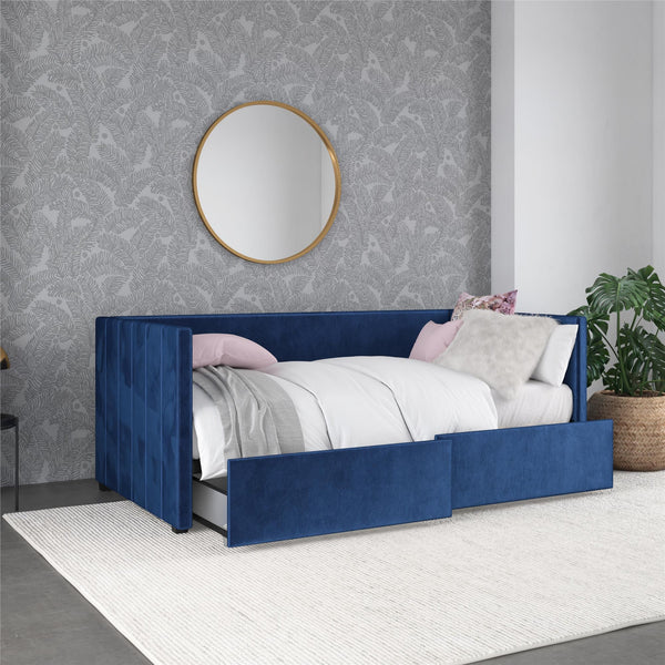 Ameriwood Home Novogratz Arliss Modern Tuxedo Daybed With Storage