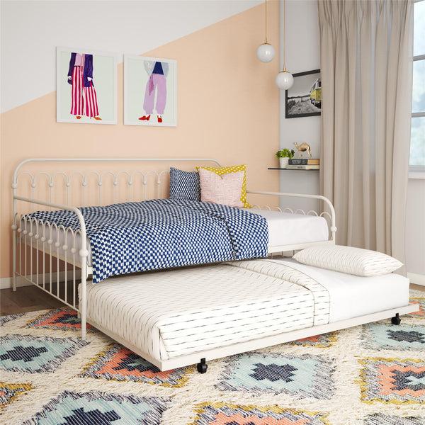 Ameriwood Home Novogratz Bright Pop Metal Daybed With Trundle