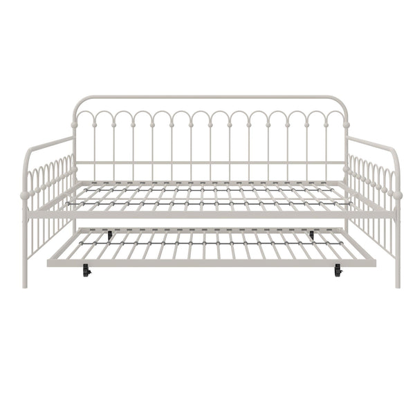 ameriwood home Novogratz Bright Pop Metal Daybed with Trundle