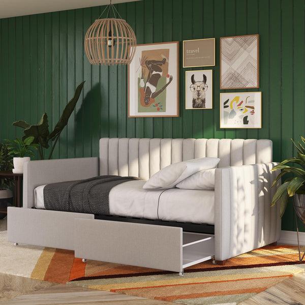 Ameriwood Home Novogratz Brittany Daybed With Storage Drawers