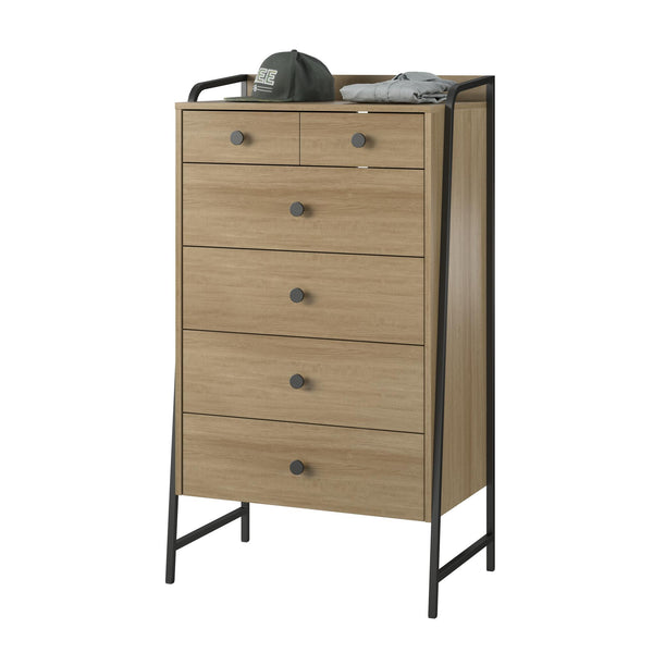 ameriwood home Novogratz Bushwick Tall 5 Drawer Dresser