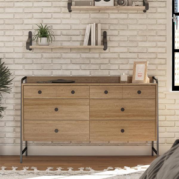 Ameriwood Home Novogratz Bushwick Wide 6 Drawer Dresser