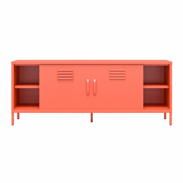 ameriwood home Novogratz Cache Metal Locker-Style TV Stand for TVs up to 65"