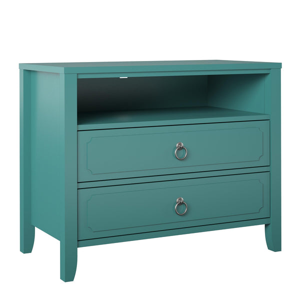 Ameriwood Home Novogratz Her Majesty 2 Drawer Nightstand