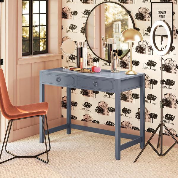 Ameriwood Home Novogratz Her Majesty 2 Drawer Writing Desk