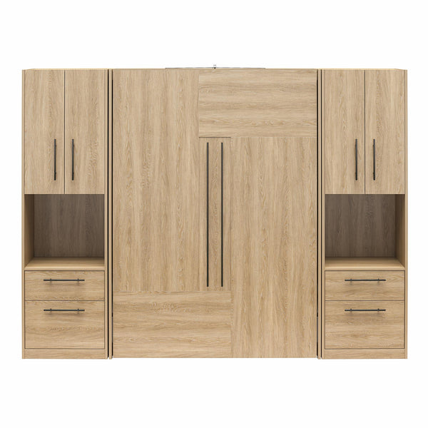 Ameriwood Home Novogratz Holly Hills Murphy Bed With Cabinets Full Size