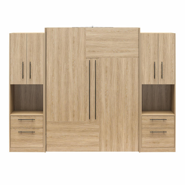 Ameriwood Home Novogratz Holly Hills Murphy Bed With Cabinets Queen Size