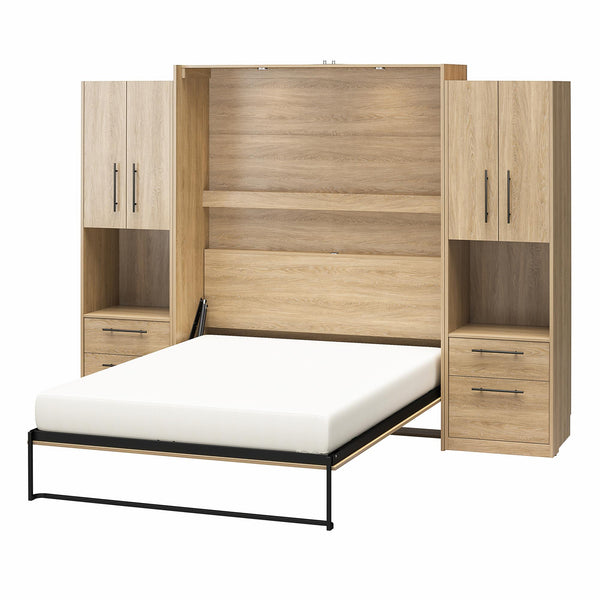 Ameriwood Home Novogratz Holly Hills Murphy Bed With Cabinets Queen Size