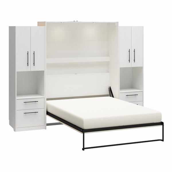 Ameriwood Home Novogratz Holly Hills Murphy Bed With Cabinets Queen Size